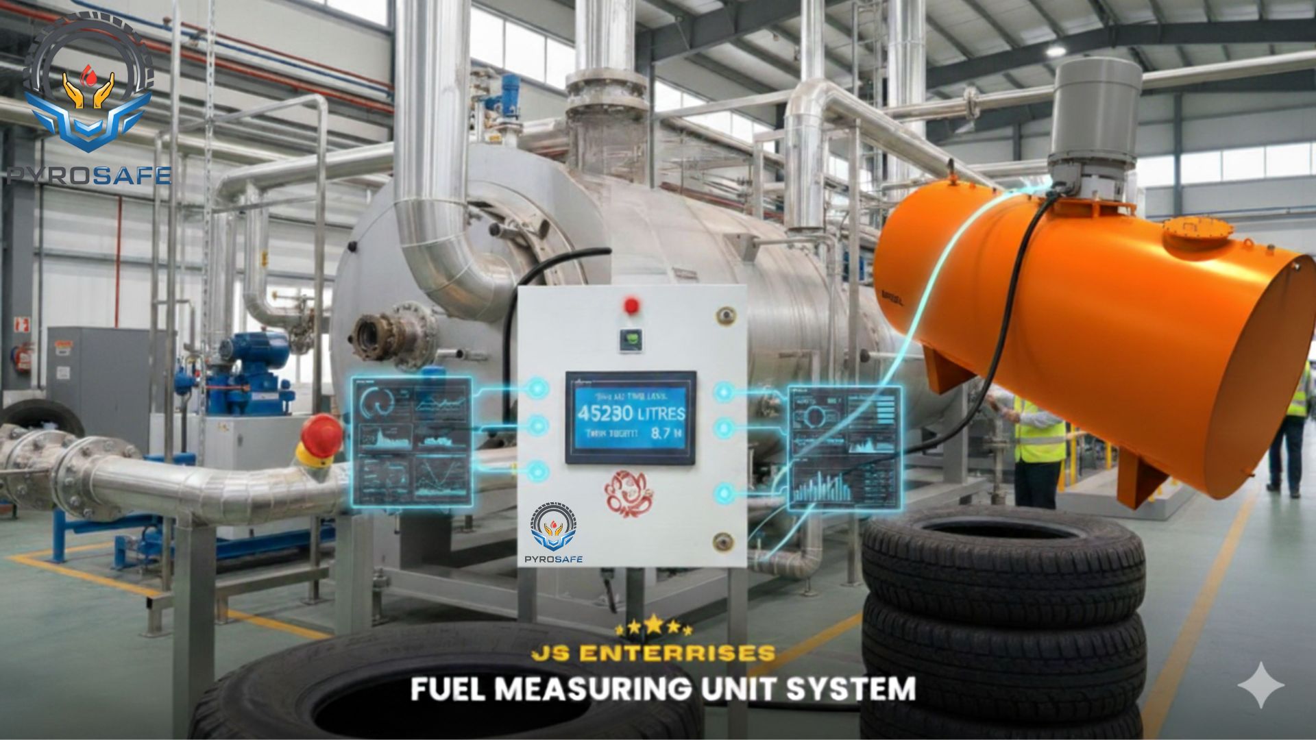 Fuel Measuring Unit for Pyrolysis Plant - PLC Based Pyrolysis Plant Safety Solutions